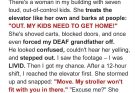 A Mom of 7 Demanded My Deaf Grandpa Get Out of the Elevator — So I Brought Her…