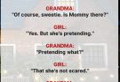 My 5-Year-Old Granddaughter Called Me Saying Her Mom Was ‘Pretending She’s Not Scared’ — I Rushed over and Was Left Speechless