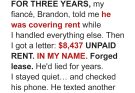 My Fiancé Said He Was Paying Rent—Then I Got an $8,400 Bill in My Name