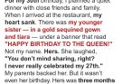 My Sister Stole My Birthday Party and Tried to Stick Me with the Bill – I Agreed to Pay, but Under One Condition