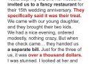 My SIL Invited Us to a Fancy Anniversary Dinner and Then Stuck Us with a $1,122 Bill – I Made Sure She’ll Never Do It Again