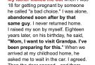 My Dad Kicked Me Out When He Found Out I Was Pregnant — 18 Years Later, My Son Paid Him a Visit