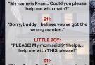 Boy Calls 911 to Ask For Help with Math, Cops Soon Realize He Needs Real Help – Story of the Day