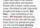 I Recognized My Bracelet That Went Missing a Month Ago on the Wrist of the Nurse Taking Care of Me in the Hospital