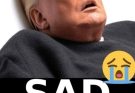 Donald Trump with tears in his eyes make the sad announcement… See more