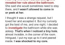 My Wife Has a Strange Bathroom Rule – When I Found Out the Truth behind It, I Was Terrified