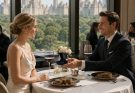 My Husband Said As He Slid A Blue Box Toward Me… The Necklace Sparkled Perfectly, And His Smile Even More So. But He Didn’t Expect That By The Next Morning, I Would Start Unraveling Everything He Thought I Would Never Question.