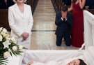 My pregnant daughter was in a coffin—and her husband showed up like it was a celebration. He walked in laughing with his mistress on his arm, her heels clicking on the church floor like applause. She even leaned close to me and murmured, “Looks like I win.”